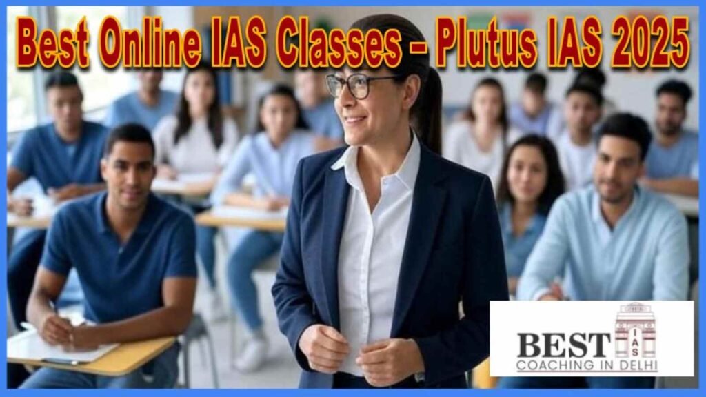 Plutus IAS online UPSC coaching class in session for 2025 aspirants