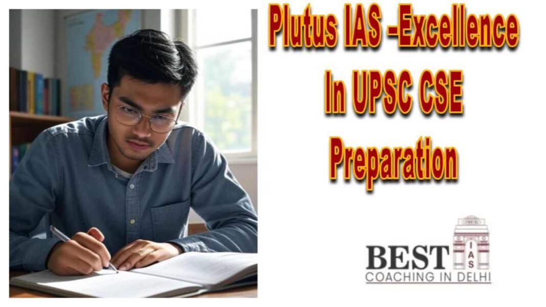 Plutus IAS classroom with UPSC aspirants preparing for Civil Services Examination
